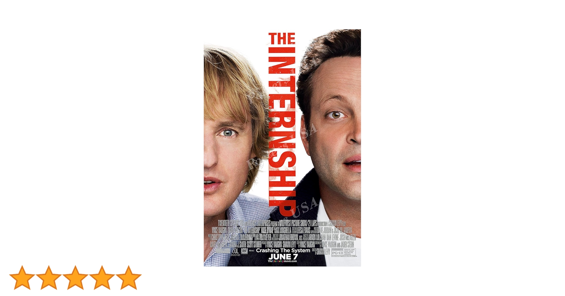 Amazon.co.jp: Posters USA - インターンシップ映画ポスター